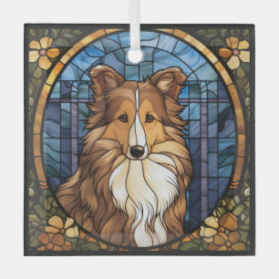 Glazen Ornament van Sheltie Dog