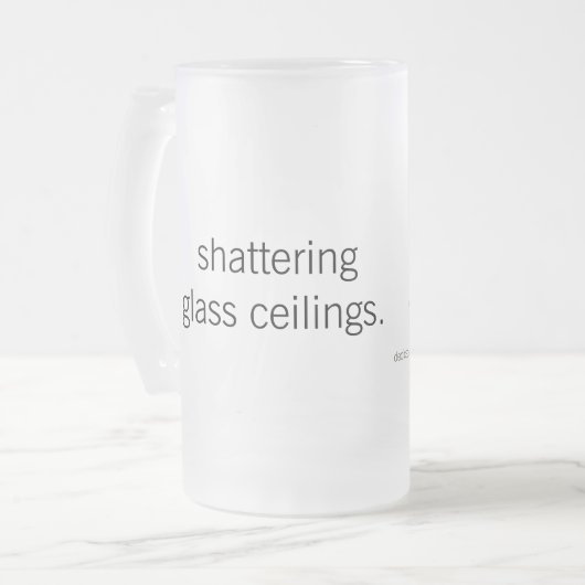 Glazen plafonds in glas matglas bierpul (Voorkant links)