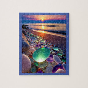 Glazen puzzel voor Zee