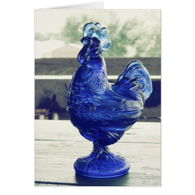 Glazen roos met gloed (Voorkant)