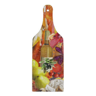 Glazen snijbord met trilbaar Sinaasappel Snijplank