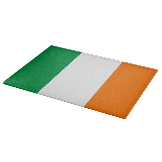 Glazen snijbord met vlag van Ierland Snijplank (Hoek)