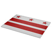 Glazen snijbord met Washington DC, VS Snijplank (Hoek)