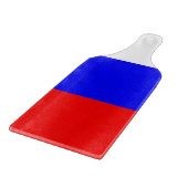 Glazen snijbordpapier met Russische vlag Snijplank (Hoek)