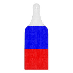 Glazen snijbordpapier met Russische vlag Snijplank