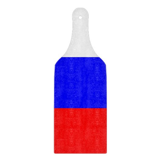 Glazen snijbordpapier met Russische vlag Snijplank (Voorkant)