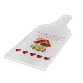 Glazen snijbordpapier Valentijnsdag Snijplank (Hoek)