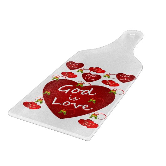 Glazen snijbordpapier Valentijnsdag Snijplank (Hoek)