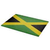 Glazen snijplank met vlag van Jamaica (Hoek)