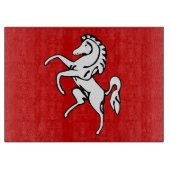 Glazen snijplank met vlag van Kent County (Voorkant)
