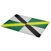 Glazen snijplank met vlag van Monterey City (Hoek)