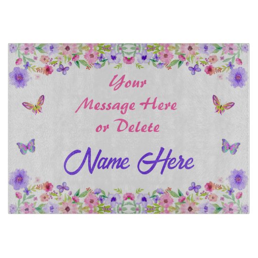 Glazen snijplanken voor mam, oma (Voorkant)