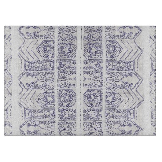 Glazen snijraad - Boho-decor Snijplank (Voorkant)