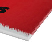 Glazen snijraad/Santa Suit Snijplank (Hoek)