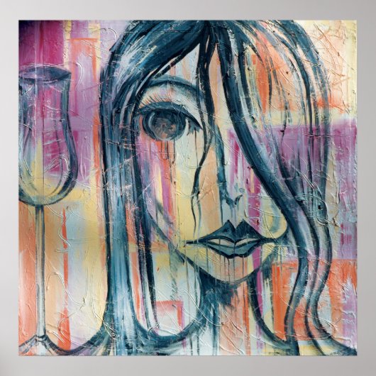 Glazen staal wissen poster (Voorkant)