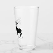 Glazen tumbler-geelsteen Elk (Links)