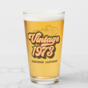 Glazen tumbler uit 1973