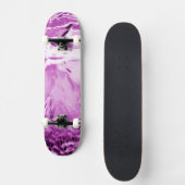 Glazen ventilator Paars Skateboard (Voorkant)
