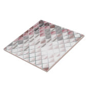 Glazen vierkant tegeltje (Zijkant)