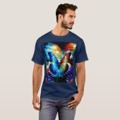 Glazen vlinder t-shirt (Voorkant volledig)