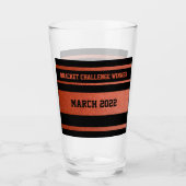 Glazen Winnaar Hoops Bracket Challenge (Voorkant)