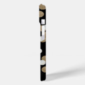 glazen witte stippen champagne Gold confetti Case-Mate iPhone Case (Achterkant / Links)