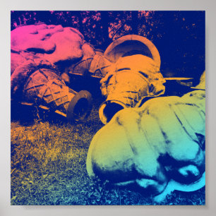 glazen zomersappelpitten poster