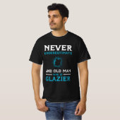 Glazier Gezegde Window Fitter Glazier Kerstmis T-shirt (Voorkant volledig)