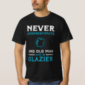 Glazier Gezegde Window Fitter Glazier Kerstmis T-shirt (Voorkant)