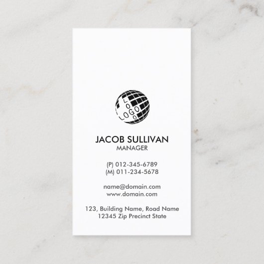 Glazier Glazing Glazen Visitekaartje (Achterkant)