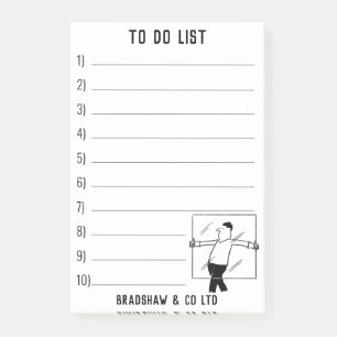 Glazier Glazing Services voor persoonlijk gebruik Post-it® Notes