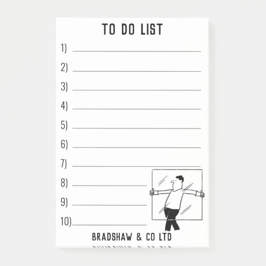 Glazier Glazing Services voor persoonlijk gebruik Post-it® Notes (Voorkant)