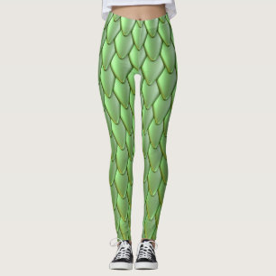 Glazing Dragon schaal patroon Leggings