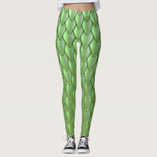Glazing Dragon schaal patroon Leggings