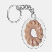 Glazuur Donut Sleutelhanger (Voorkant Links)