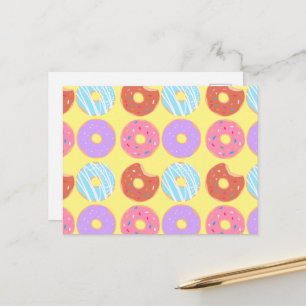 Glazuur Donuts Esthetisch Verjaardagsfeest Eet The Briefkaart