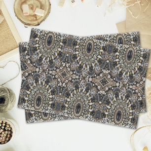 glazuur kunst deco zwarte goudmahemaan tissuepapier