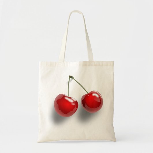 Glazuur Steelstelen Kersen Quirk Tote Bag (Voorkant)