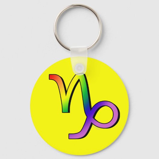 GLBT Capricorn Sleutelhanger (Voorkant)