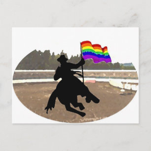 GLBT Cowboy Pride Briefkaart