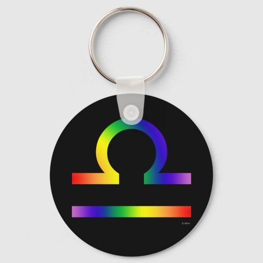 GLBT Libra Sleutelhanger (Voorkant)