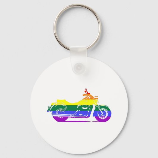 GLBT Motorcycle Pride Sleutelhanger (Voorkant)