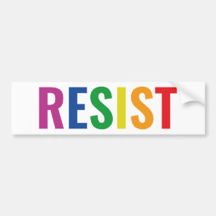 Glbt Resist Bumpersticker