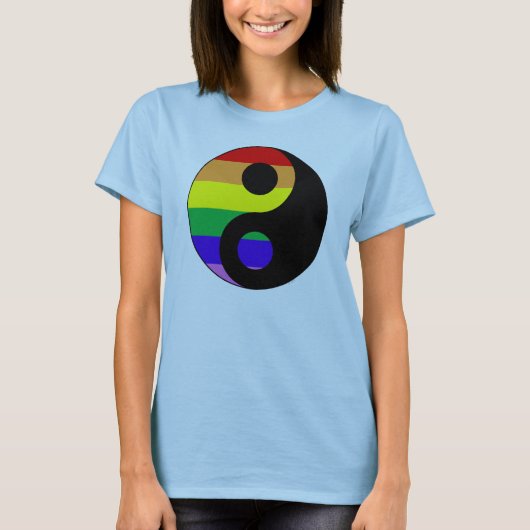 GLBT YinYang T-shirt (Voorkant)