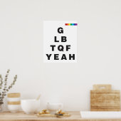 GLBTQF Ja! Poster (Keuken)