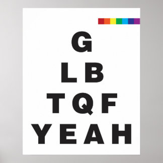 GLBTQF Ja! Poster