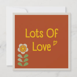 GLEAM GLADE - Moederdag Floral Invitation Kaart