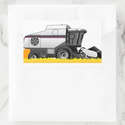 Gleaner Rechthoekige Sticker (Tas)