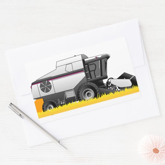 Gleaner Rechthoekige Sticker (Envelop)