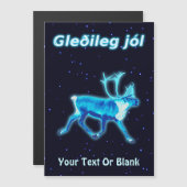 Gleðileg Jól - Blue Cariou (rendier) (Voorkant / Achterkant)